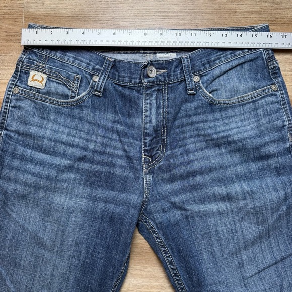 Cinch Jeans Men 32x32 Blue Ian Bootcut Stretch Denim Western Cowboy Rodeo Casual - Picture 9 of 13